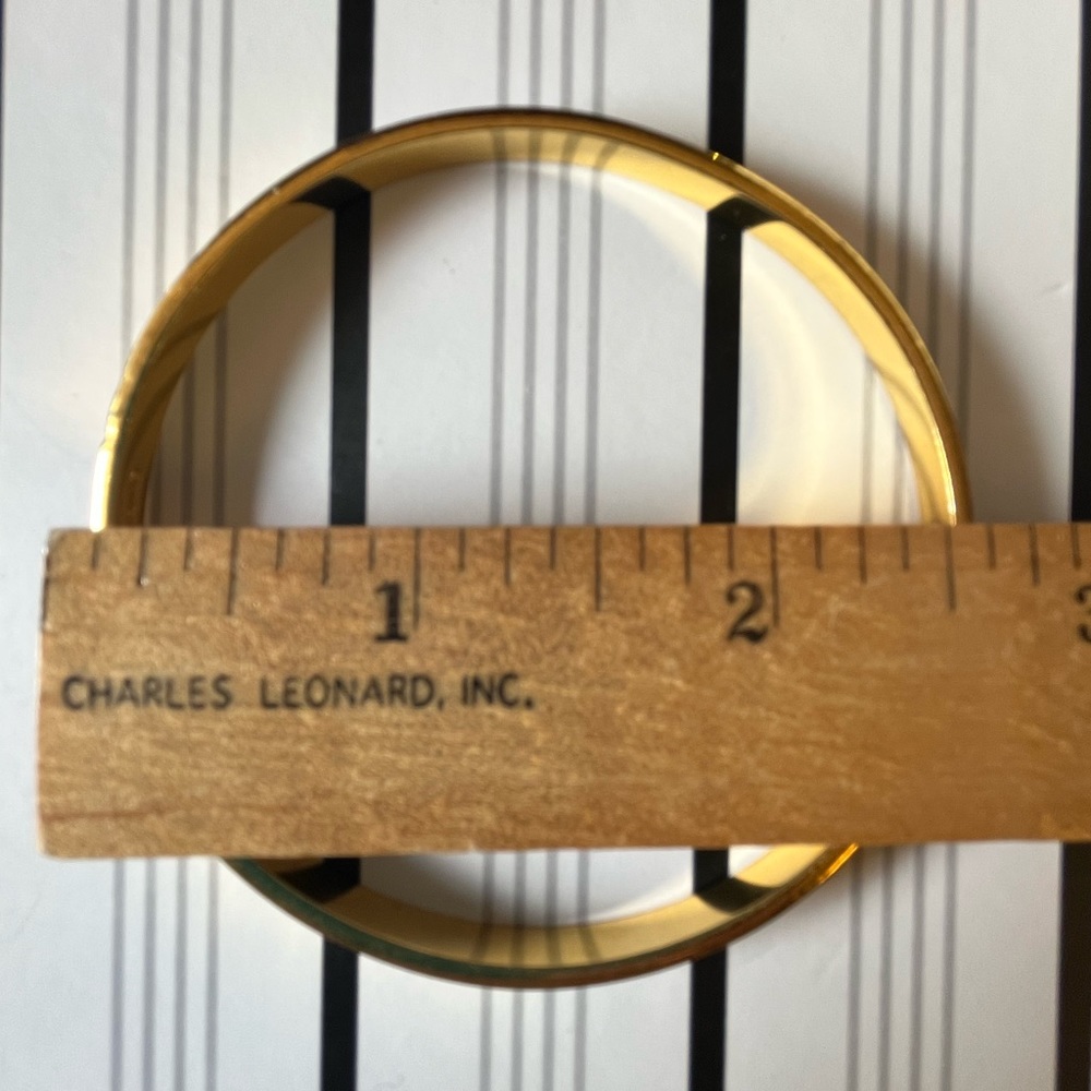 Coach- Gold w/ black & white bangle - Picture 5 of 6